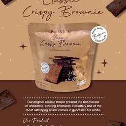 บราวนี่แผ่นอบกรอบ คลาสสิก