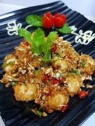 หอยเชลล์ คั่วพริกเกลือ (M)