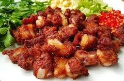 แหนมซี่โครงหมูทอด