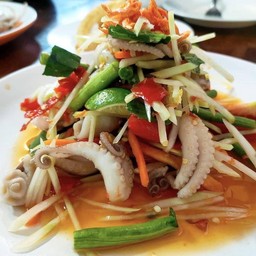 ตำหมึกสาย