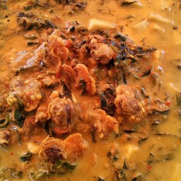 แกงหอยแมลงภู่ใบชะพลู