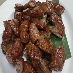 ไส้อ่อนย่าง Grilled Pork intestines with sauce