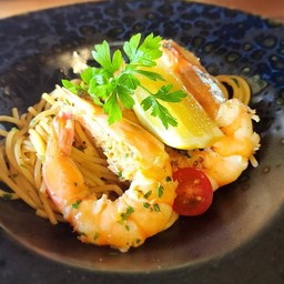สปาเก็ตตี้ กุ้ง เลม่อน