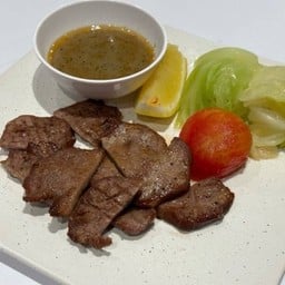 ลิ้นวัวย่าง (No rice) Grilled Beef Tongue (Gyutan)