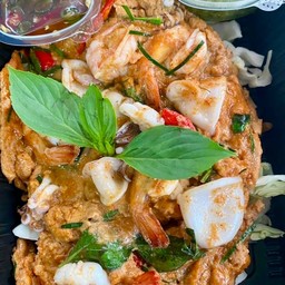 ข้าวไข่ข้นห่อหมกทะเล