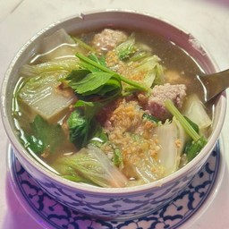 แกงจืดเต้าหู้หมูสับ