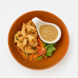 สลัดไก่กรอบ