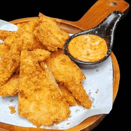 ไก่ทอดไร้กระดูก + สไปซี่เมโย