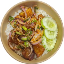 ข้าวยำไก่เเซ่บ