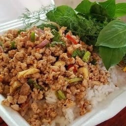 ข้าวลาบหมู