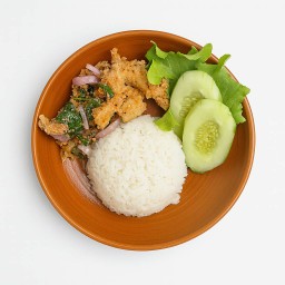 ข้าวยำไก่แซ่บ