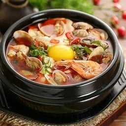 Soft Tofu Stew ซุปซุนดูบุ ( เต้าหู้ซีฟู๊ด)+ข้าว