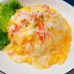 ข้าวไข่ข้นปูอัด