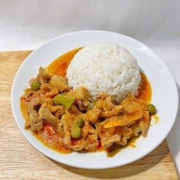 ข้าวพะแพงหมู