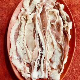 เนื้อสามชั้น ขนาด100กรัม