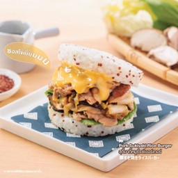 สุกี้ยากี้หมู ไรซ์เบอร์เกอร์