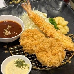 หมูน้อย 2ชิ้น & กุ้ง 1ตัว Small Fillet 2pcs & Ebi Fried (No rice)