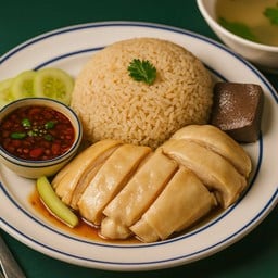 ข้าวมันไก่โกล็อค (ธรรมดา)