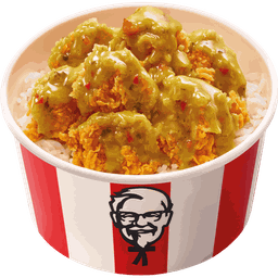 ข้าวไก่กรอบแกงเขียวหวาน เคเอฟซี