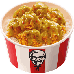 ข้าวไก่กรอบแกงเขียวหวาน เคเอฟซี