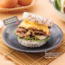 สุกี้ยากี้เนื้อ ไรซ์เบอร์เกอร์