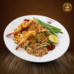 ผัดไทยกุ้งสด