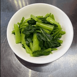 ผักกวางตุ้งลวก