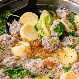 ต้มจึดเต้าหุ้หมูสับ