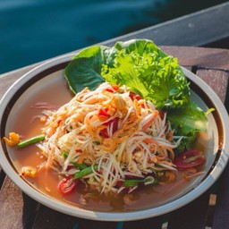 ตำไทย(ไม่ใส่ปลาร้า)