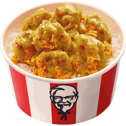 ข้าวไก่กรอบแกงเขียวหวาน เคเอฟซี