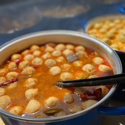 ขนมจีน+น้ำยากะทิผสมป่า