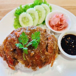 ข้าวหน้าเป็ด-ก๋วยเตี๋ยวเป็ด หมูแดง หมูกรอบ ร้านสำราญใจแยกบางพลู