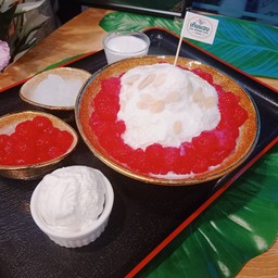 B1 บิงซูทับทิมกรอบนมสด