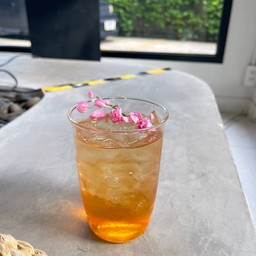 Peach Tea Time ชาพีชใสไข่มุกป๊อป