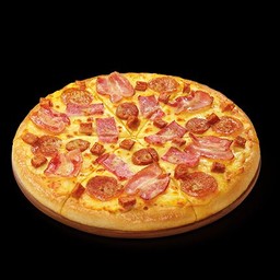 พิซซ่าแฮมไก่และไส้กรอก ไซส์ XL