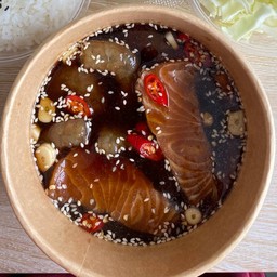 แซลกุ้งดองซีอิ๊วเกาหลี