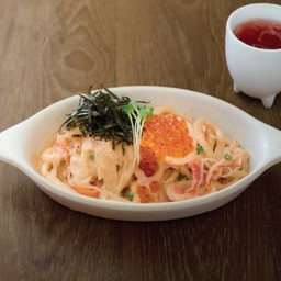 อุด้งครีมไข่ปลาแซลมอนคุณหนู