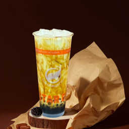 นมสด ไข่มุกบราวน์ชูการ์ Brown sugar boba