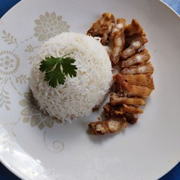 ข้าวหมูทอด(พิเศษ)