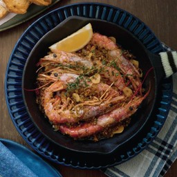 กุ้งกัมบาสเนยกระเทียม