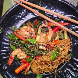 มาม่า snow white ขี้เมา กุ้ง / หมูยอ