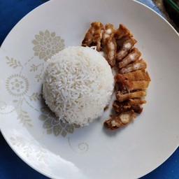 ข้าวหมูทอด
