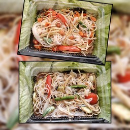 ตำซั่ว ขนมจีน