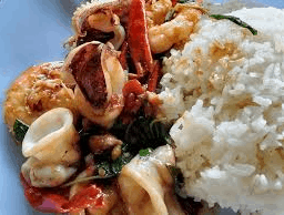 ข้าวกระเพราทะเล