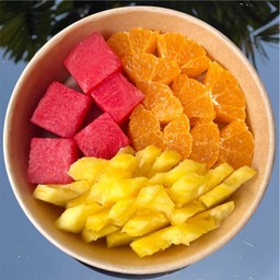 แตงโม + ส้ม + สับปะรด