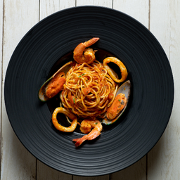 Spaghetti seafood