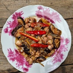 ไก่ผัดขิงของแม่