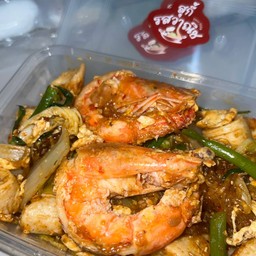 สุกี้แห้ง-กุ้ง STIRE FRIED SUKIYAKI WITH SHRIMP