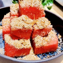 แตงโมหน้าปลาแห้ง