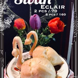 5 Pcs Swan Eclair